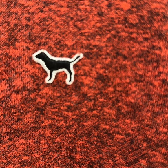 PINK Zip Up Red Hoodie Size Small - Picture 4 of 9